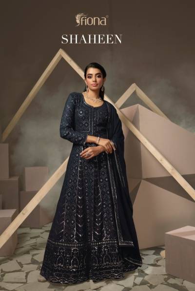 Shaheen By Fiona Designer Partywear Readymade Gown Collection